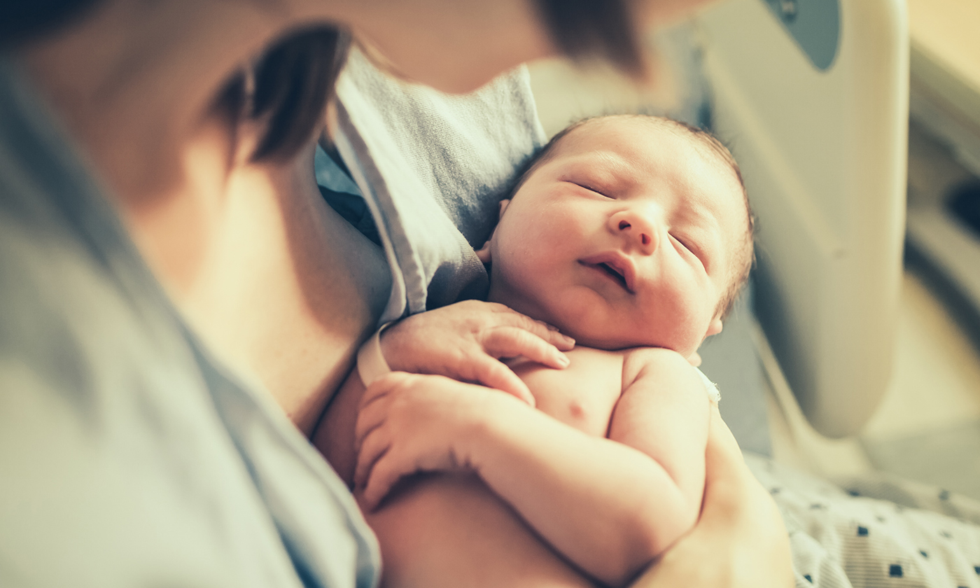 Sleeping newborn