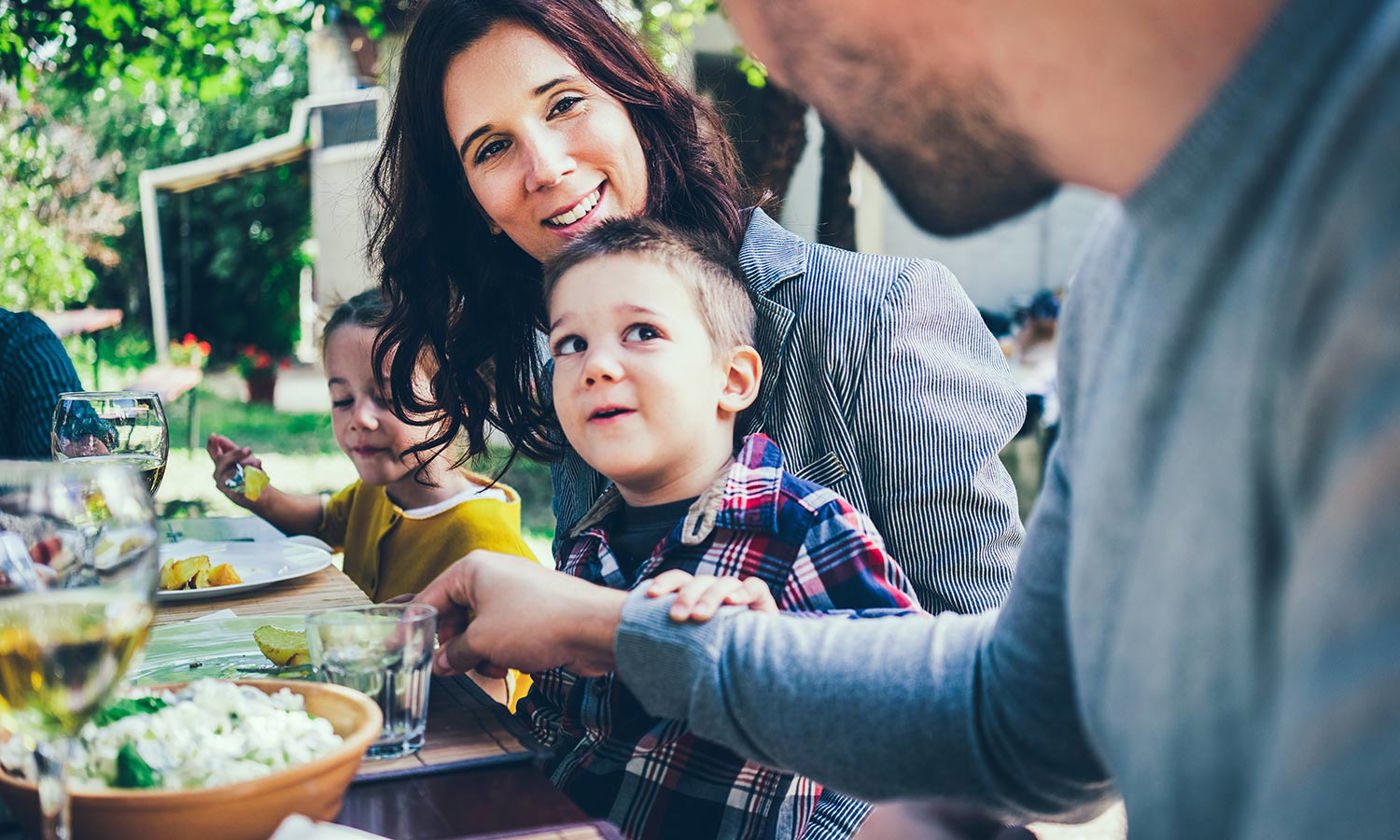 Lunch with the family
