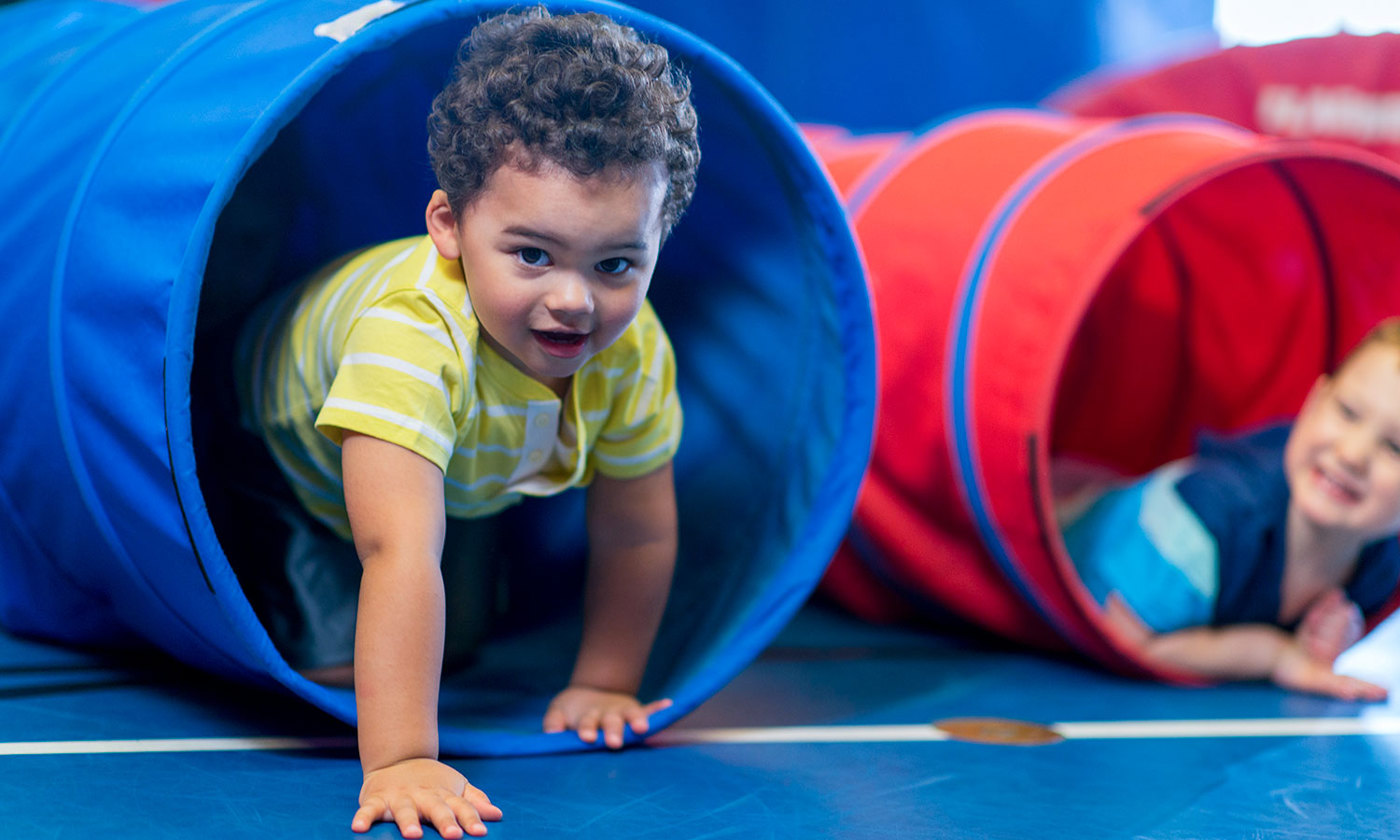 Group of toddlers playing together