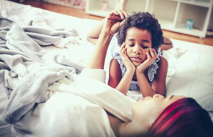 Serious conversation with a child